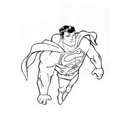 着色页: 超人 (超级英雄) #83639 - 免费可打印着色页
