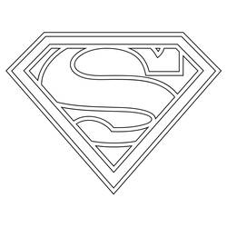 着色页: 超人 (超级英雄) #83651 - 免费可打印着色页