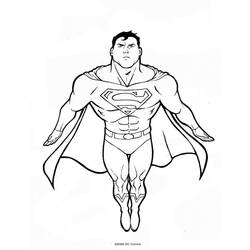 着色页: 超人 (超级英雄) #83655 - 免费可打印着色页
