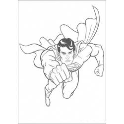 着色页: 超人 (超级英雄) #83661 - 免费可打印着色页