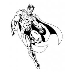 着色页: 超人 (超级英雄) #83662 - 免费可打印着色页