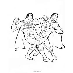 着色页: 超人 (超级英雄) #83670 - 免费可打印着色页