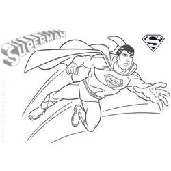 着色页: 超人 (超级英雄) #83672 - 免费可打印着色页
