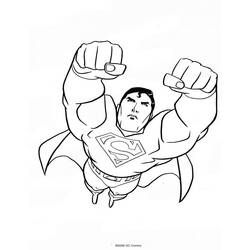 着色页: 超人 (超级英雄) #83675 - 免费可打印着色页