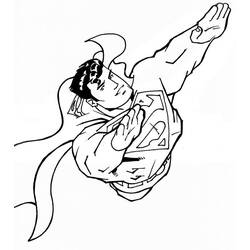 着色页: 超人 (超级英雄) #83717 - 免费可打印着色页
