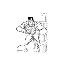 着色页: 超人 (超级英雄) #83721 - 免费可打印着色页