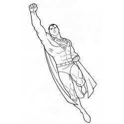 着色页: 超人 (超级英雄) #83727 - 免费可打印着色页