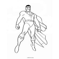 着色页: 超人 (超级英雄) #83739 - 免费可打印着色页