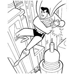 着色页: 超人 (超级英雄) #83758 - 免费可打印着色页