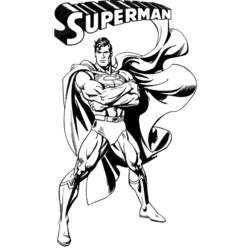 着色页: 超人 (超级英雄) #83781 - 免费可打印着色页