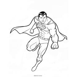 着色页: 超人 (超级英雄) #83833 - 免费可打印着色页