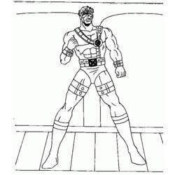 着色页: X战警 (超级英雄) #74390 - 免费可打印着色页