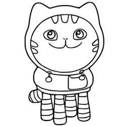 着色页: 加比的玩偶屋 (玩具和游戏) #181030 - 免费可打印着色页
