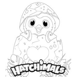 着色页: Hatchimals (玩具和游戏) #196733 - 免费可打印着色页