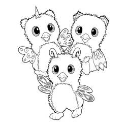 着色页: Hatchimals (玩具和游戏) #196739 - 免费可打印着色页