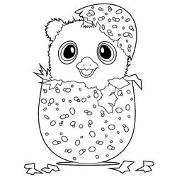 着色页: Hatchimals (玩具和游戏) #196753 - 免费可打印着色页
