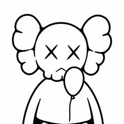 着色页: KAWS (玩具和游戏) #219628 - 免费可打印着色页