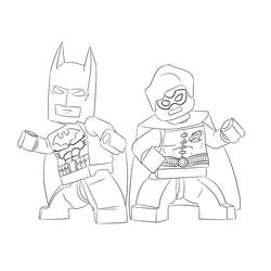 着色页: LEGO Batman - 免费可打印着色页