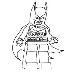 着色页: LEGO Batman (玩具和游戏) #196611 - 免费可打印着色页