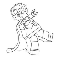 着色页: Lego Harry Potter (玩具和游戏) #200389 - 免费可打印着色页