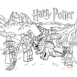 着色页: Lego Harry Potter (玩具和游戏) #200402 - 免费可打印着色页