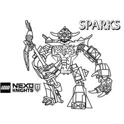 着色页: LEGO Nexo Knights (玩具和游戏) #199214 - 免费可打印着色页