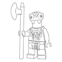 着色页: LEGO Ninjago (玩具和游戏) #171068 - 免费可打印着色页