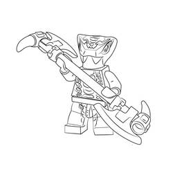 着色页: LEGO Ninjago (玩具和游戏) #171070 - 免费可打印着色页