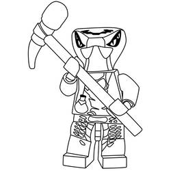 着色页: LEGO Ninjago (玩具和游戏) #171079 - 免费可打印着色页
