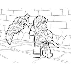 着色页: LEGO Ninjago (玩具和游戏) #171096 - 免费可打印着色页