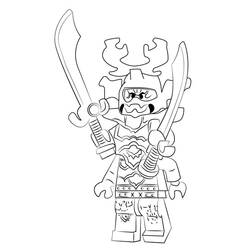 着色页: LEGO Ninjago (玩具和游戏) #214794 - 免费可打印着色页