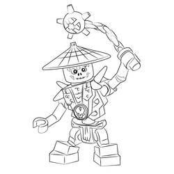 着色页: LEGO Ninjago (玩具和游戏) #214812 - 免费可打印着色页