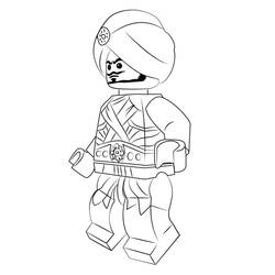 着色页: LEGO Ninjago (玩具和游戏) #214813 - 免费可打印着色页