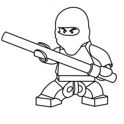 着色页: LEGO Ninjago (玩具和游戏) #214814 - 免费可打印着色页