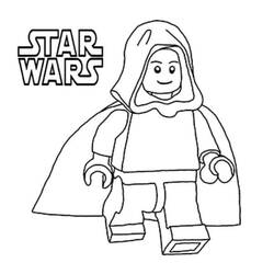 着色页: LEGO Star Wars (玩具和游戏) #200416 - 免费可打印着色页