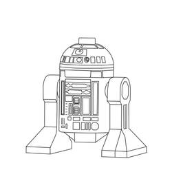 着色页: LEGO Star Wars (玩具和游戏) #200417 - 免费可打印着色页
