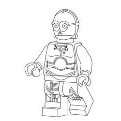 着色页: LEGO Star Wars (玩具和游戏) #200418 - 免费可打印着色页