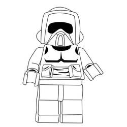 着色页: LEGO Star Wars (玩具和游戏) #200419 - 免费可打印着色页