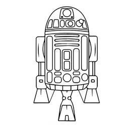 着色页: LEGO Star Wars (玩具和游戏) #200421 - 免费可打印着色页