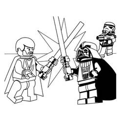 着色页: LEGO Star Wars (玩具和游戏) #200423 - 免费可打印着色页