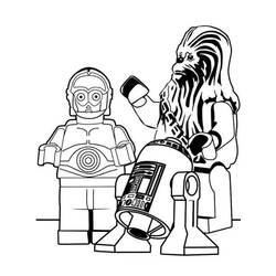 着色页: LEGO Star Wars (玩具和游戏) #200425 - 免费可打印着色页