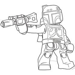 着色页: LEGO Star Wars (玩具和游戏) #200426 - 免费可打印着色页