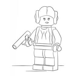 着色页: LEGO Star Wars (玩具和游戏) #200431 - 免费可打印着色页