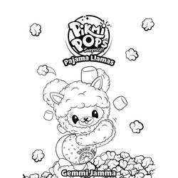 着色页: Pikmi Pops (玩具和游戏) #197477 - 免费可打印着色页