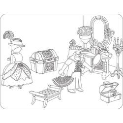 着色页: Playmobil (玩具和游戏) #195460 - 免费可打印着色页