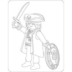 着色页: Playmobil (玩具和游戏) #195491 - 免费可打印着色页