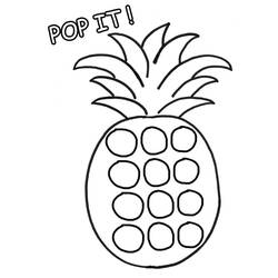 着色页: Pop It (玩具和游戏) #200824 - 免费可打印着色页