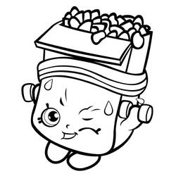 着色页: Shopkins (玩具和游戏) #195801 - 免费可打印着色页