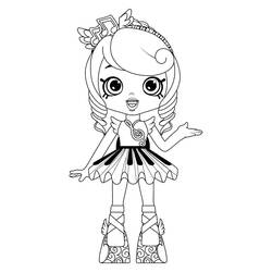 着色页: Shoppies Dolls (玩具和游戏) #199266 - 免费可打印着色页