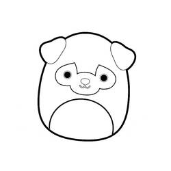 着色页: Squishmallows (玩具和游戏) #219275 - 免费可打印着色页
